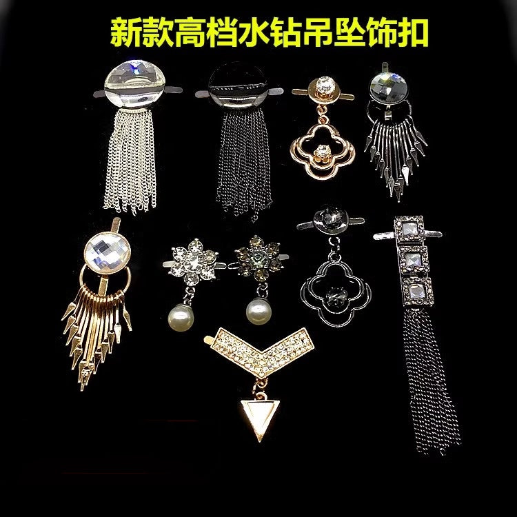 Gold Silver Tassel Fringe for handbag and shoes-96