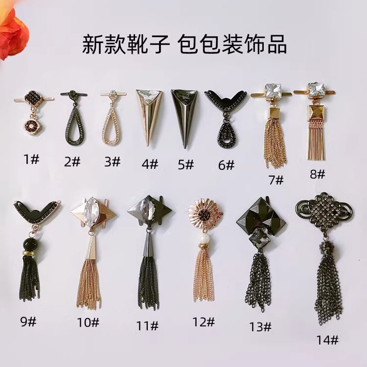 Decorative tassel buckles for bags and boots-146