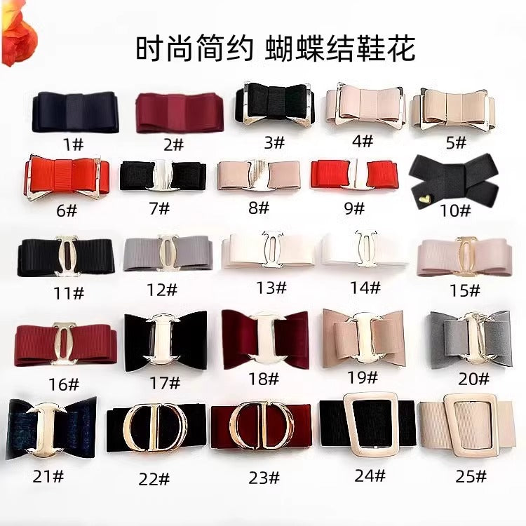 Different styles of bows for women's shoes-144