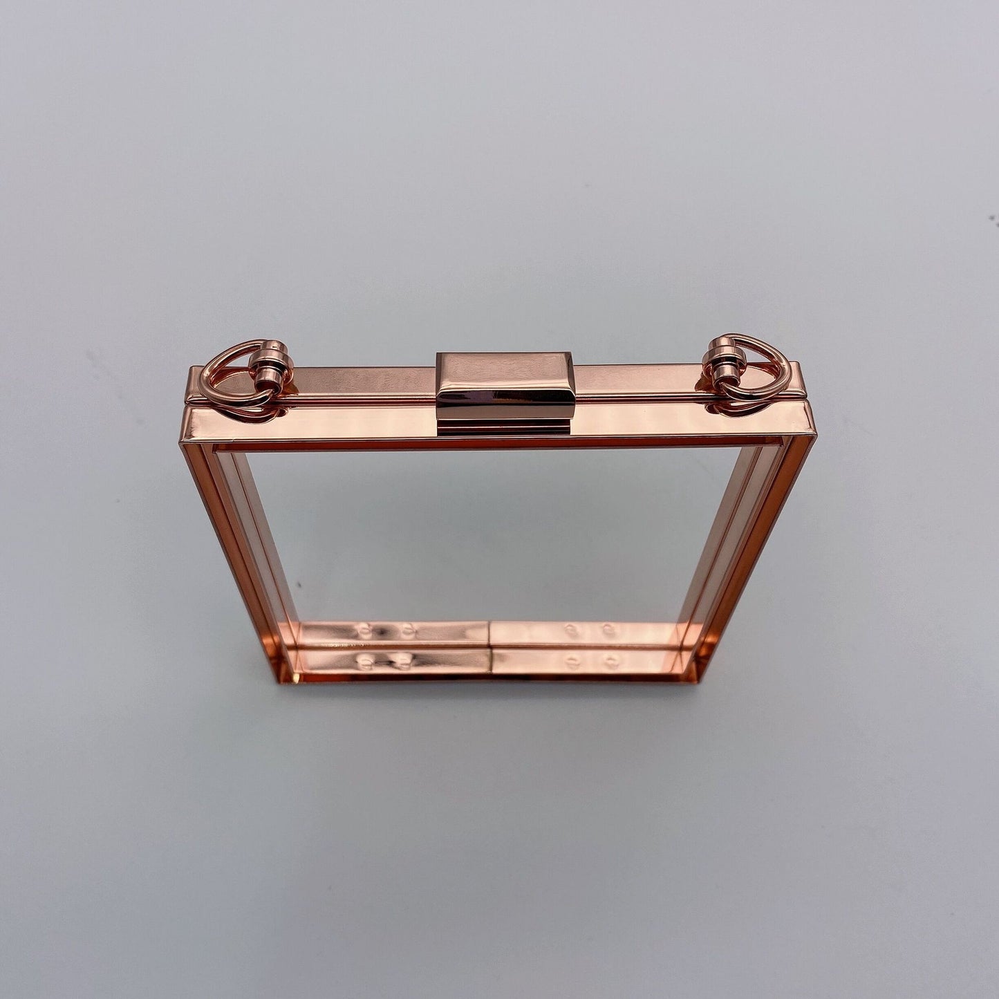 square Kiss Lock Box Frame Clutch Frame Bag Accessories Gold Purse Frame for Evening Bags-13