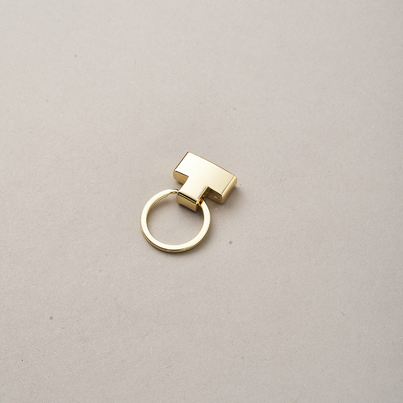 Zinc alloy custom metal key fob hardware for car keychain-2