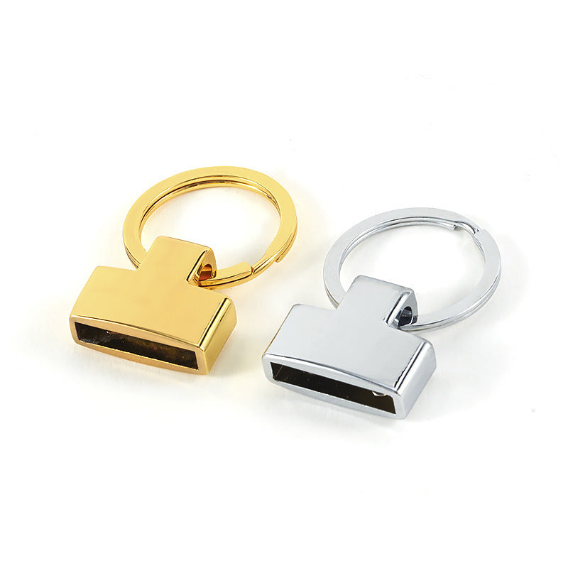 Zinc alloy custom metal key fob hardware for car keychain-2