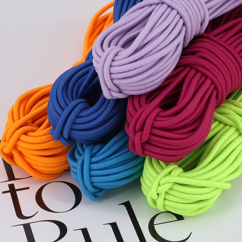 Multi Strand Woven Elastic Belt Pant Hem Latex Silk Rubber Band Elastic Rope-2