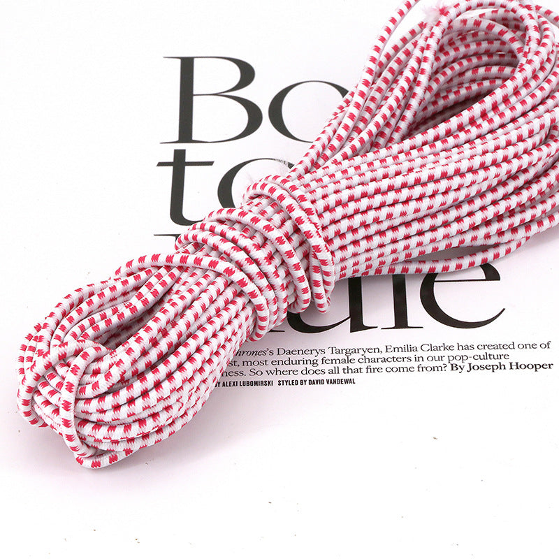 Multi Strand Woven Elastic Belt Pant Hem Latex Silk Rubber Band Elastic Rope-2