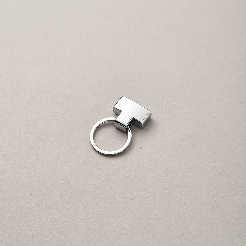 Zinc alloy custom metal key fob hardware for car keychain-2