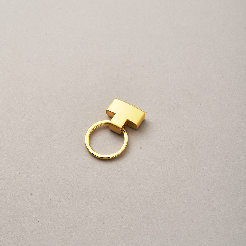 Zinc alloy custom metal key fob hardware for car keychain-2