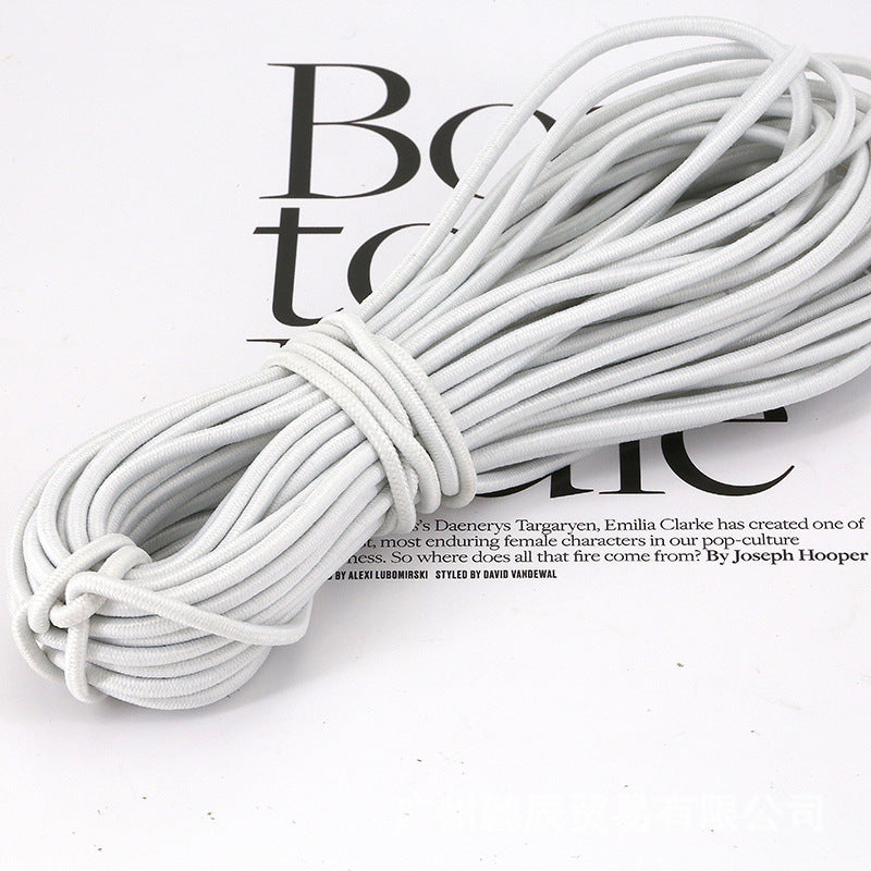 Multi Strand Woven Elastic Belt Pant Hem Latex Silk Rubber Band Elastic Rope-2
