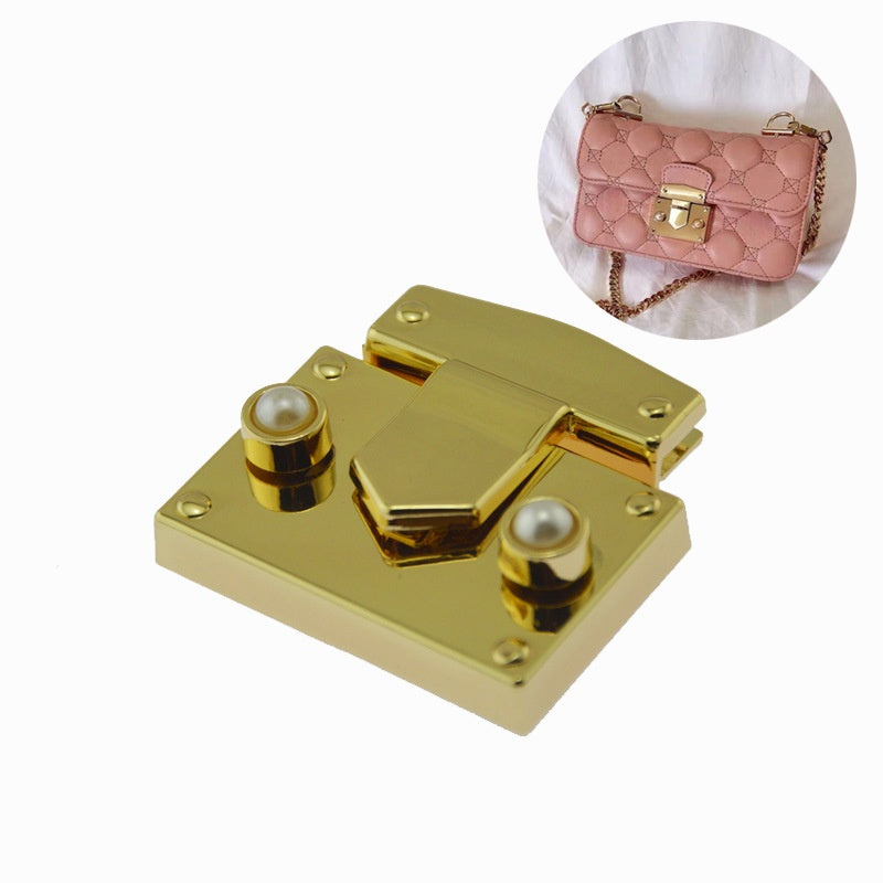Parts Turn Lock Handbag Accessories Hot-sale Fashion Polishing Classy Metal for Bag Design Satchel Decorative Metal -200