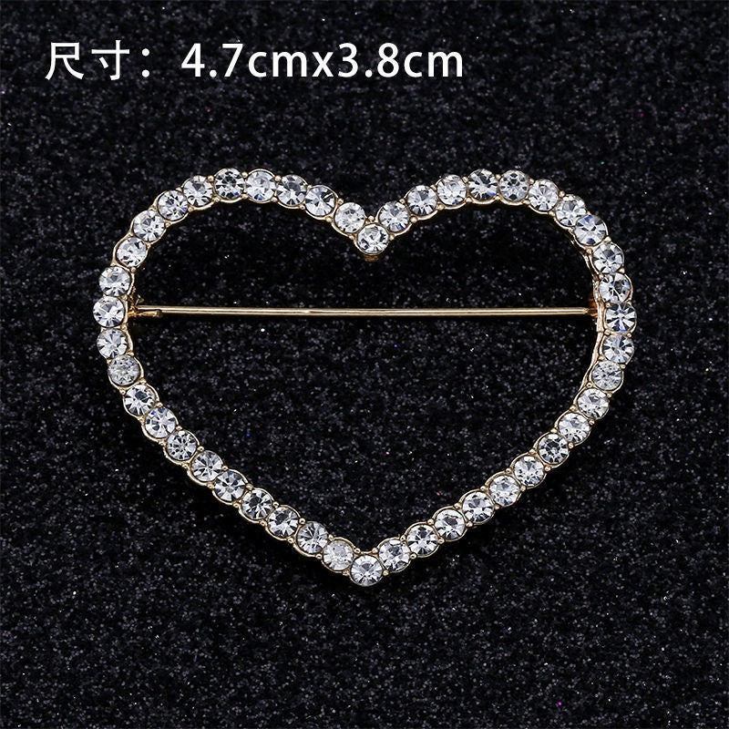 Created Crystal Brooch Fancy Vintage Style Flower Brooch Pin for Women, girls, ladies-200