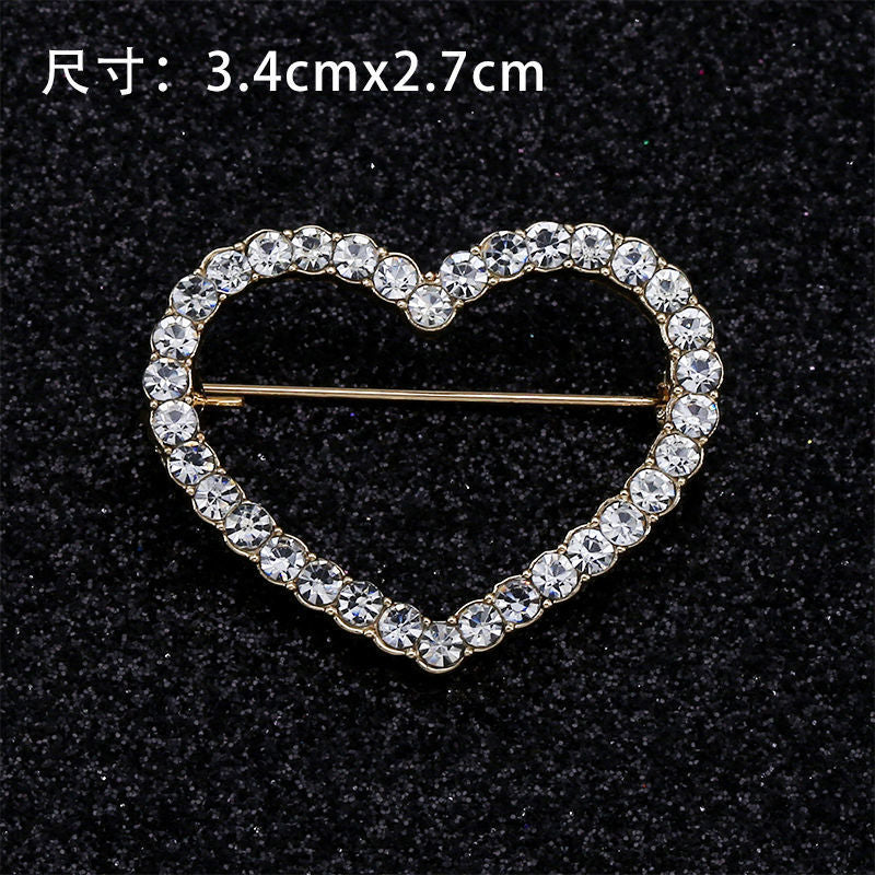 Created Crystal Brooch Fancy Vintage Style Flower Brooch Pin for Women, girls, ladies-200
