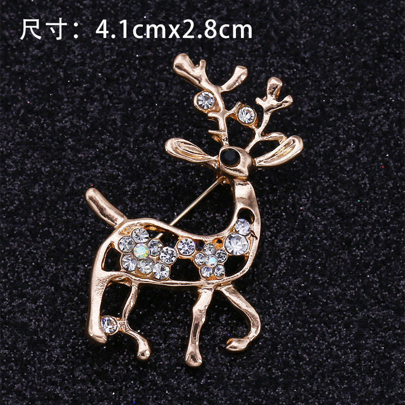 Created Crystal Brooch Fancy Vintage Style Flower Brooch Pin for Women, girls, ladies-200