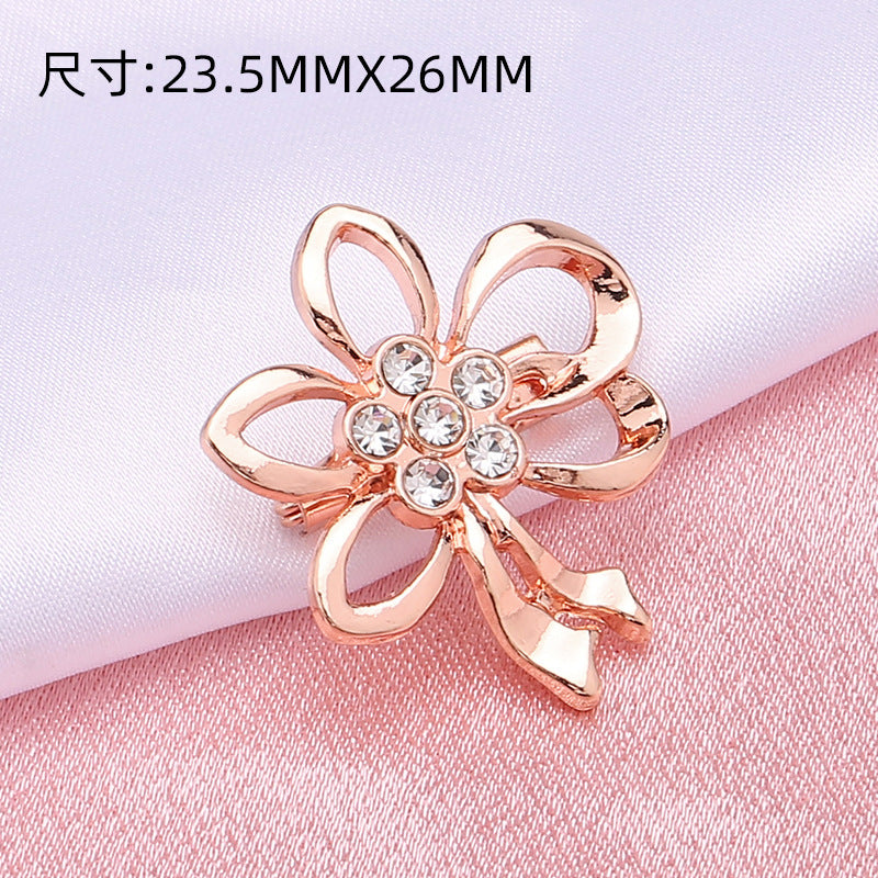 Created Crystal Brooch Fancy Vintage Style Flower Brooch Pin for Women, girls, ladies-200