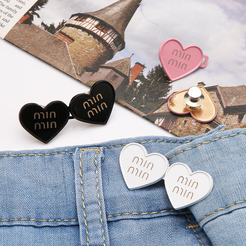 Button Adjustable Detachable Pants Replaceable Pins Stylish Metal No Instant Buttons Jeans Coats Clothes Denim Shank Style Jean-201