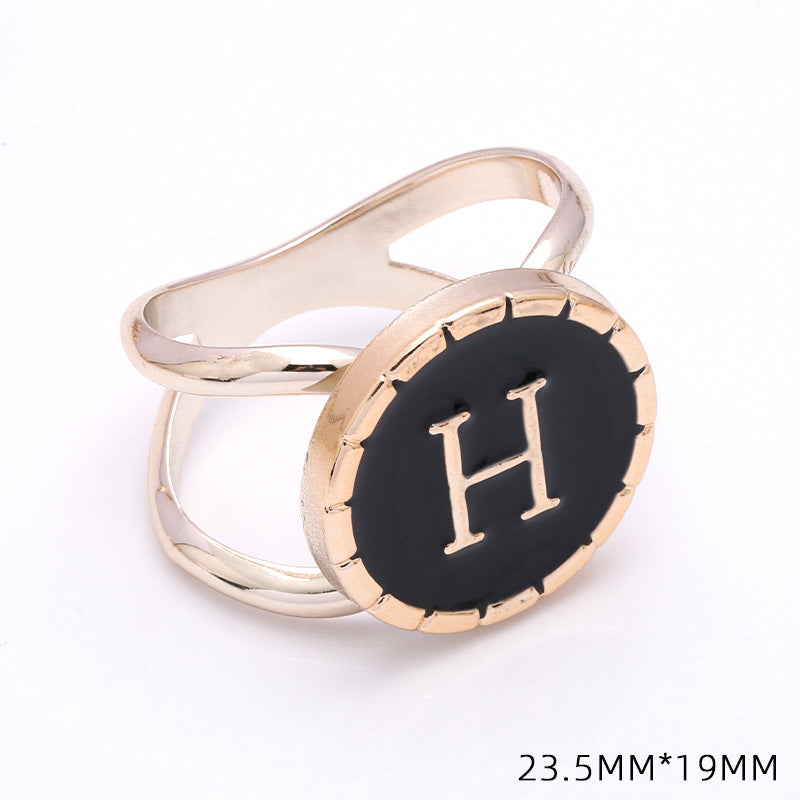Spot Real Gold Electroplating White Orange Black Enamel Scarf Buckle Cross Bow Scarf Jewelry Scarf Shawl Buckle-49