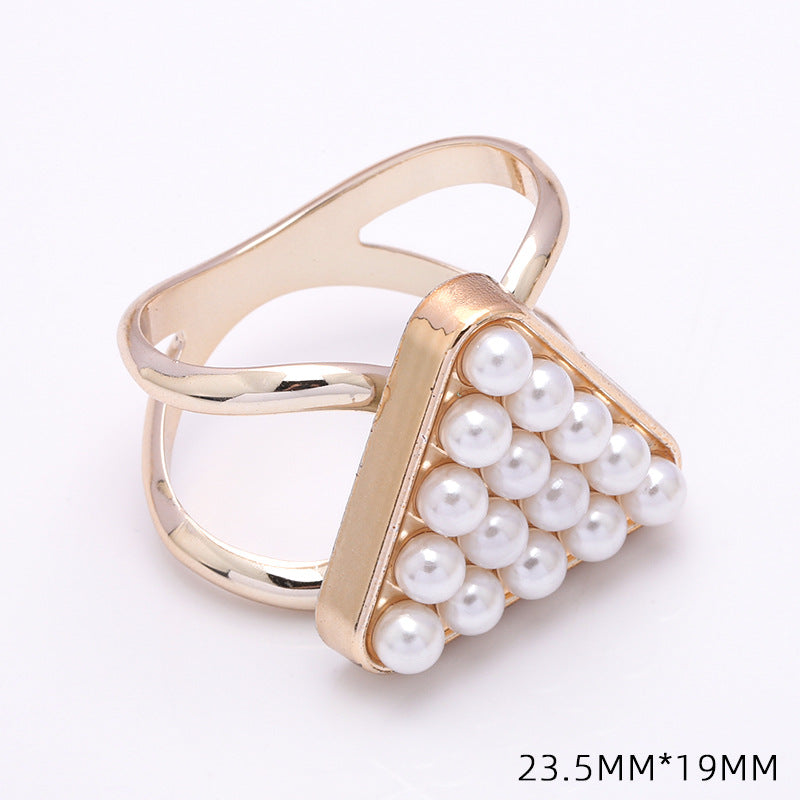 Spot Real Gold Electroplating White Orange Black Enamel Scarf Buckle Cross Bow Scarf Jewelry Scarf Shawl Buckle-49