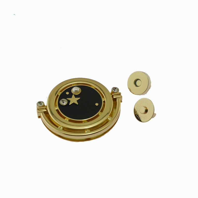 new style metal twist lock for bags high quality zinc alloy decorative lock for handbags wholesale - 204