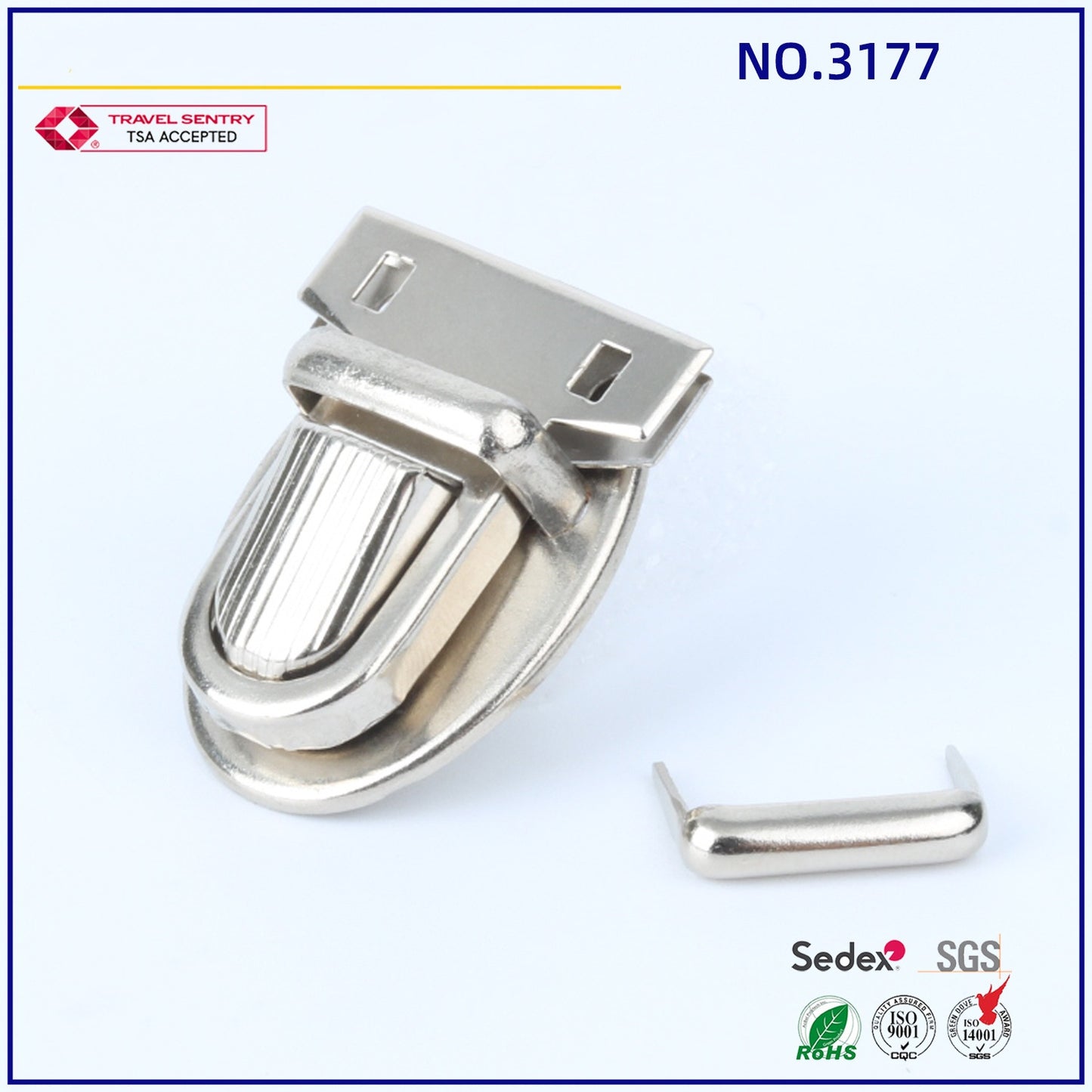 Wholesale Customization Diy Hardware Lock Brass Bag Push Lock Bag Locks-21