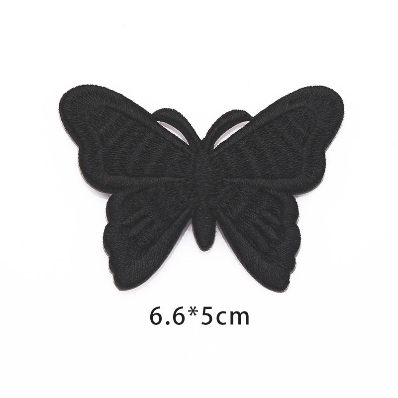 The new hot black leather embroidery patches sublimation wholesale pu cloth applique custom logo blank leather embroidery patch-21