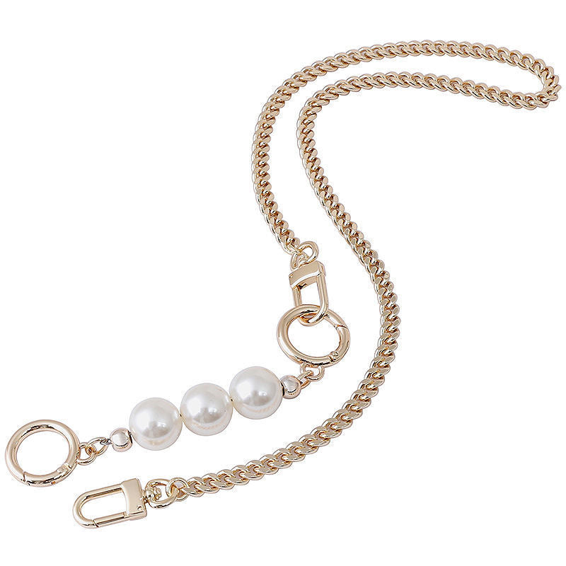 High Quality Metal Handbag Chains for Bags Accessories Purse Shoulder Handbag Chain Strap Curb Black Metal Lady Chains Bag-21