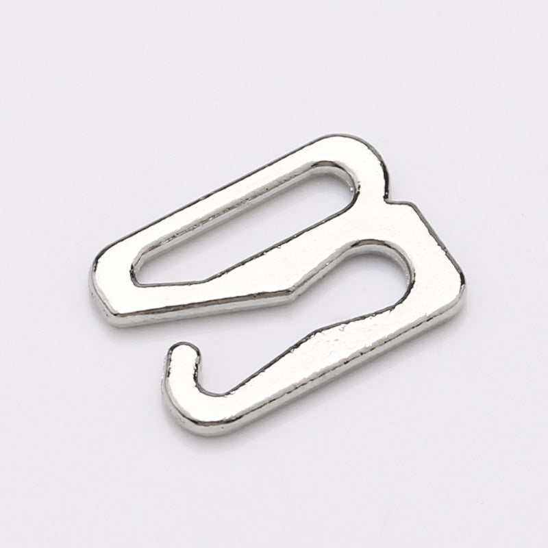 Wholesale Eco-friendly Lingerie Accessories g Hook Clasp Custom Metal Alloy Stainless Steel Bra Rings and Sliders for Swimwear-210