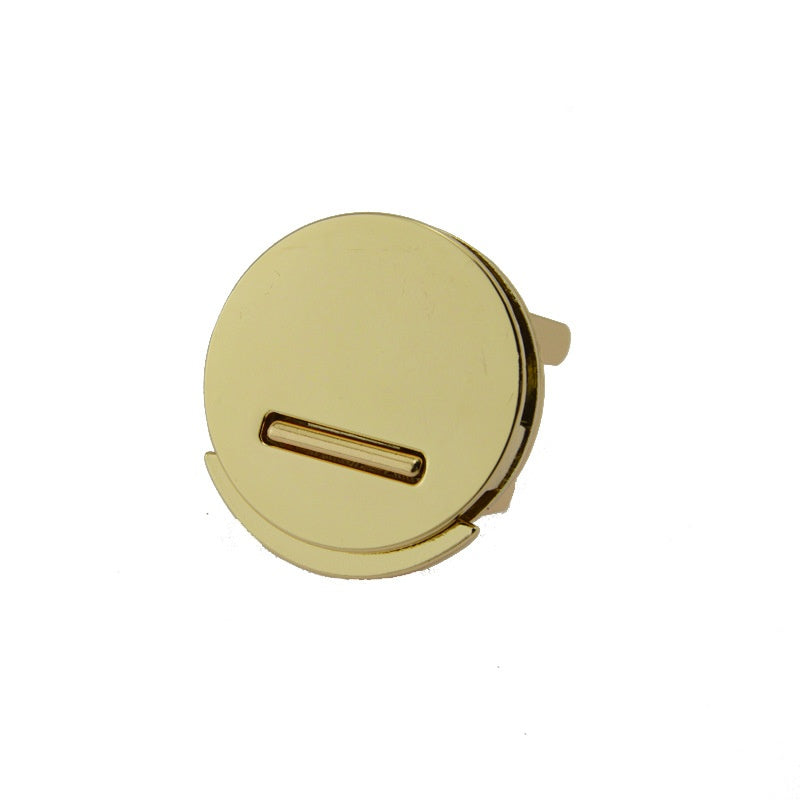 Hot sale circular push lock metal bag buckle purse accessory for handbags - 210