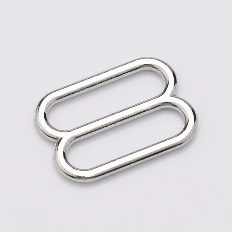 Wholesale Eco-friendly Lingerie Accessories g Hook Clasp Custom Metal Alloy Stainless Steel Bra Rings and Sliders for Swimwear-210