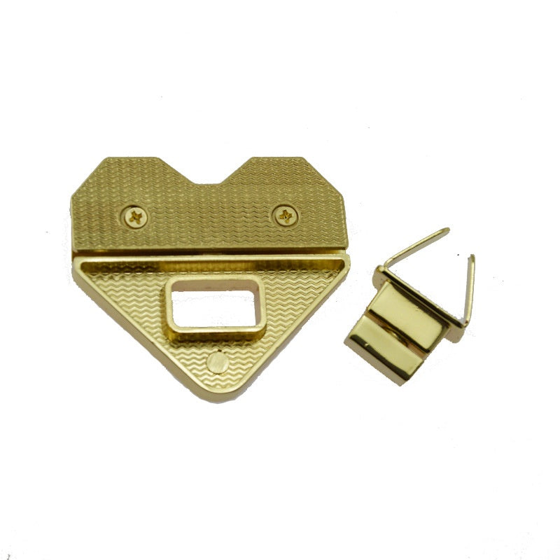 Zinc alloy decorative turn lock for purse heart shape turn lock for bags wholesale - 211