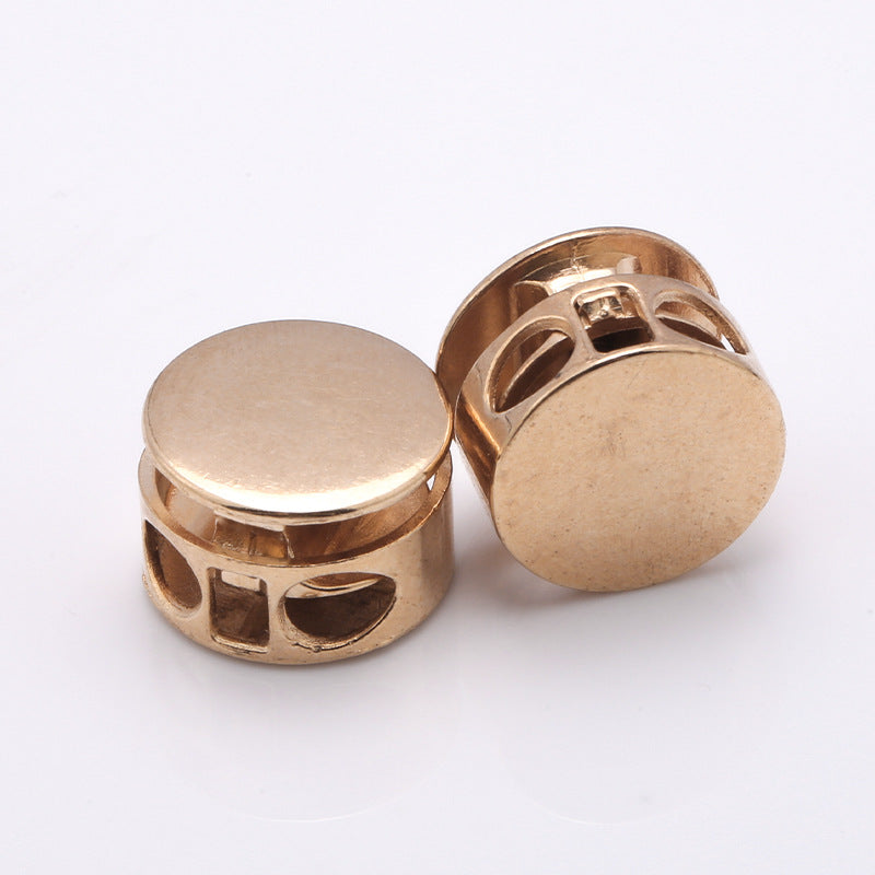 Garment accessories toggle cord adjuster stopper tali elastic cord stopper metal stopper round cord lock-211