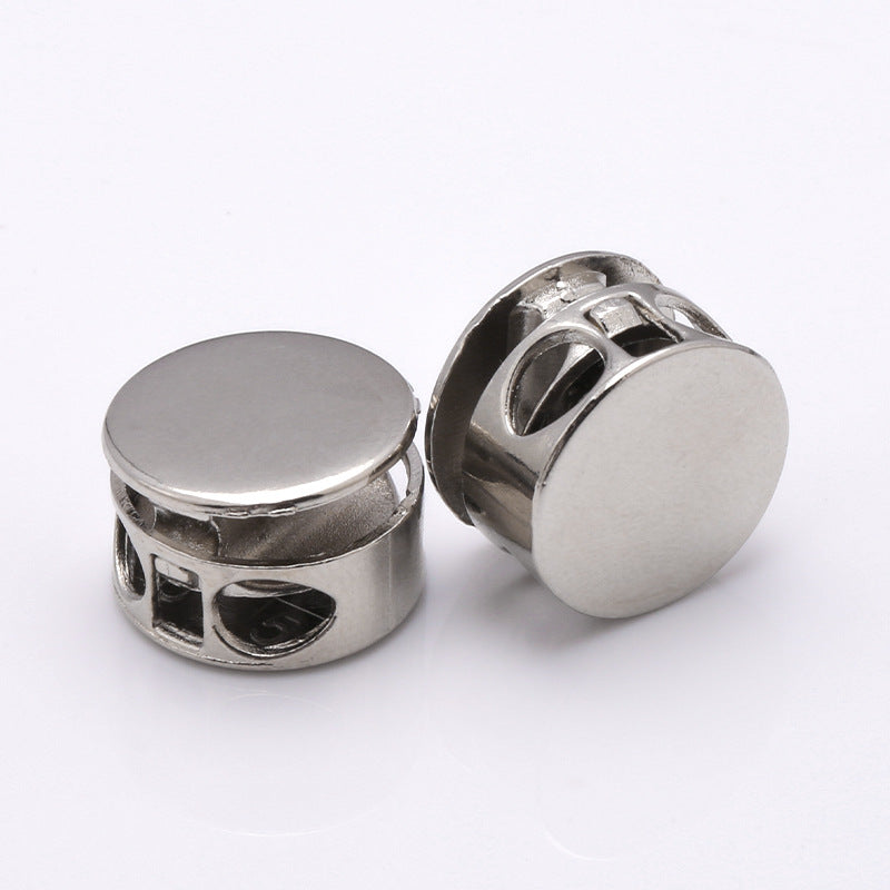 Garment accessories toggle cord adjuster stopper tali elastic cord stopper metal stopper round cord lock-211