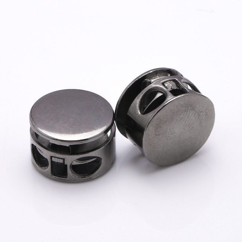 Garment accessories toggle cord adjuster stopper tali elastic cord stopper metal stopper round cord lock-211