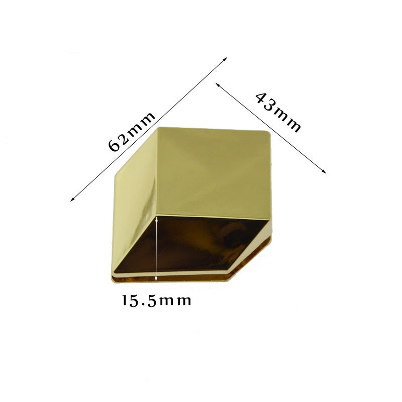 High quality magnetic lock for handbags prismatic shape lock for bags - 212