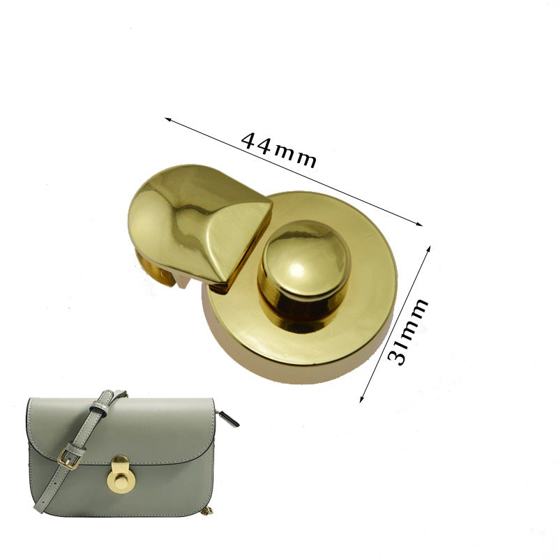 Luxury Leather Bag Lock Machine-Lock Craft Hardware Accessories for Bags and Luggage Metal Buckle -215