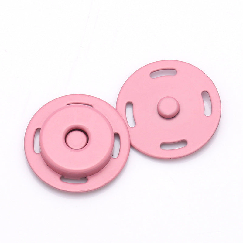 High Quality Round Two Accessories Invisible Hidden Jacket Metal Sewing Button-218