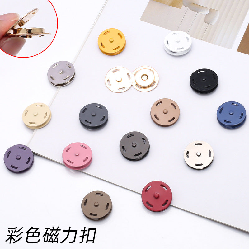 High Quality Round Two Accessories Invisible Hidden Jacket Metal Sewing Button-218