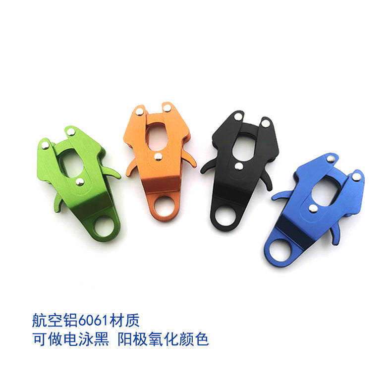 Factory dog leash Frog Clip carabiner Quick Release Tiger snap Alloy Carabiners Connectors Clip Frog Buckle-22