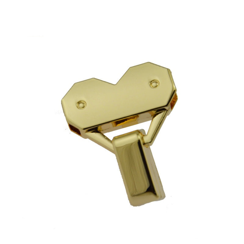 Zinc alloy decorative turn lock for leather bags wholesale - 222