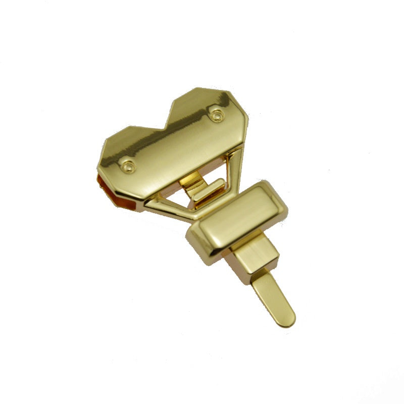 Zinc alloy decorative turn lock for leather bags wholesale - 222