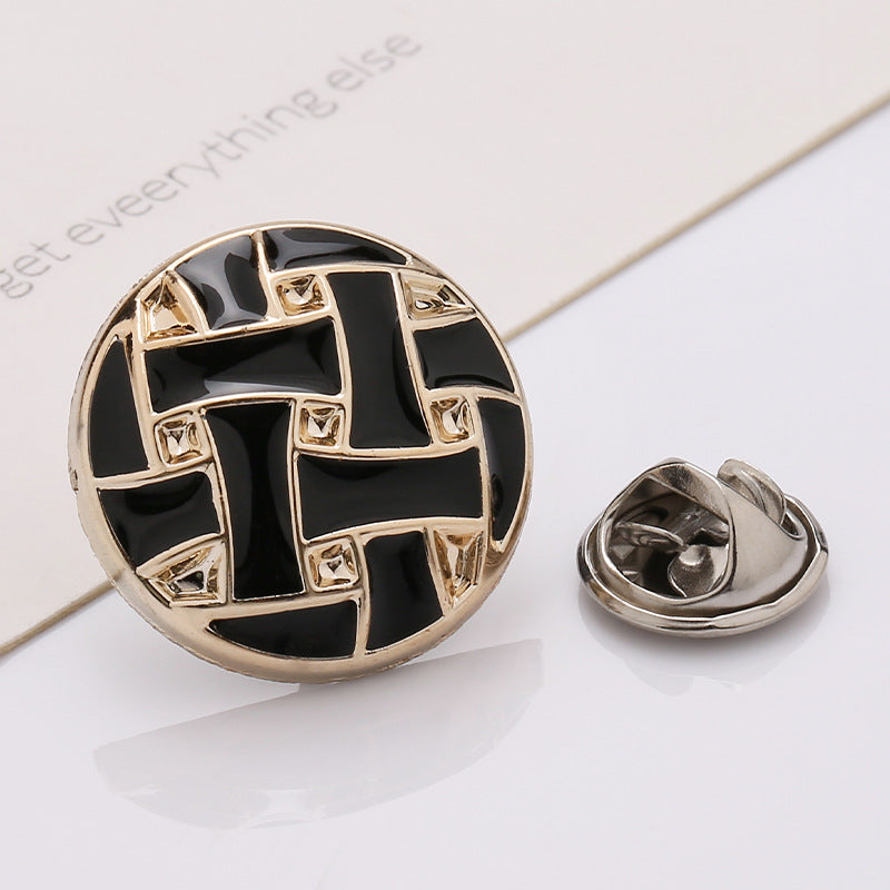 Excellent quality fancy gold flower metal sewing button for garment -225