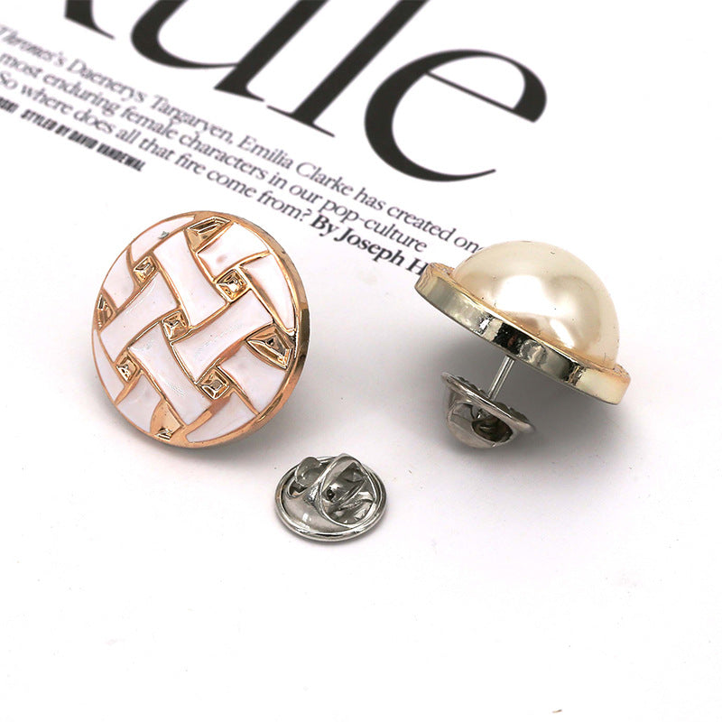 Excellent quality fancy gold flower metal sewing button for garment -225