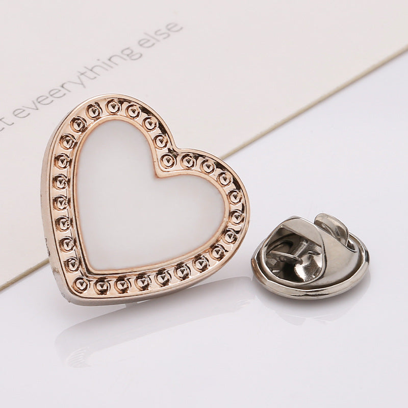 Excellent quality fancy gold flower metal sewing button for garment -225