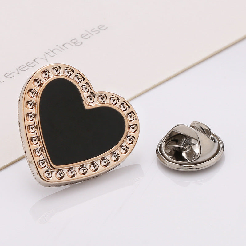 Excellent quality fancy gold flower metal sewing button for garment -225