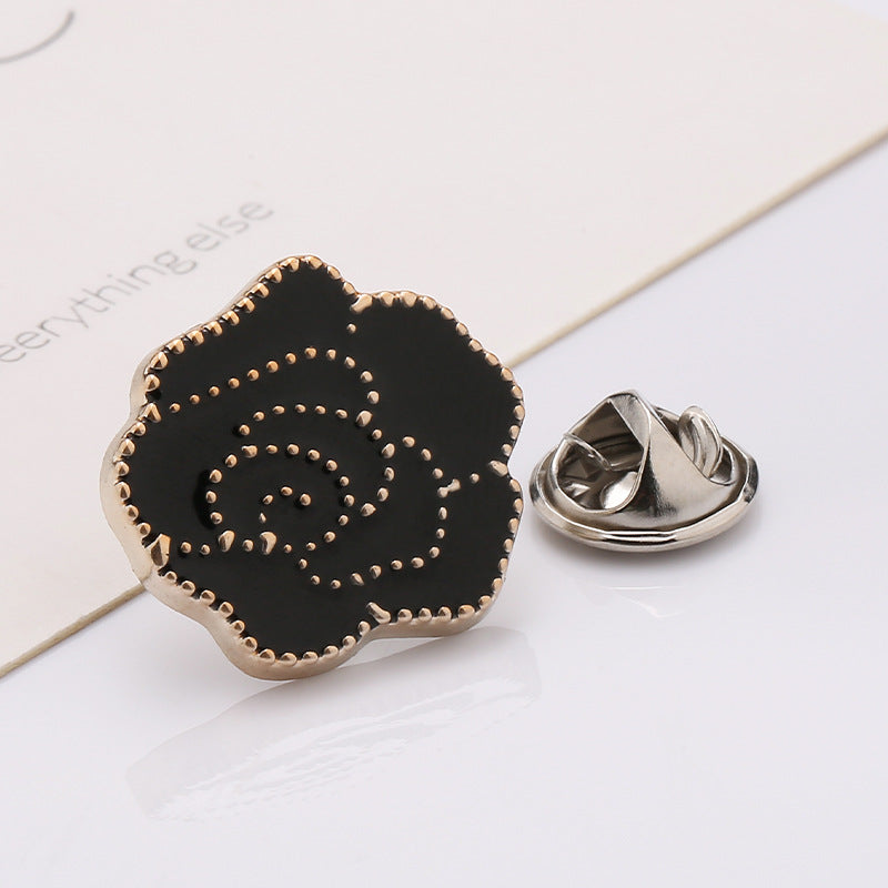 Excellent quality fancy gold flower metal sewing button for garment -225