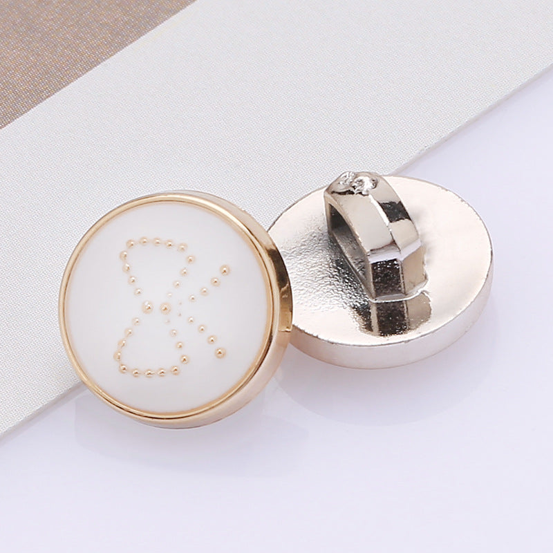 Factory Wholesale Shirt Accessories Small Fancy Round Plastic ABS Pearl Shank Button for Shirt-226