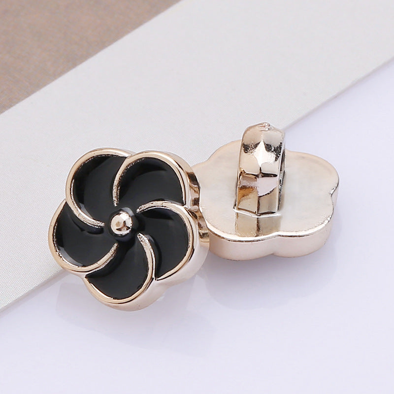 Factory Wholesale Shirt Accessories Small Fancy Round Plastic ABS Pearl Shank Button for Shirt-226