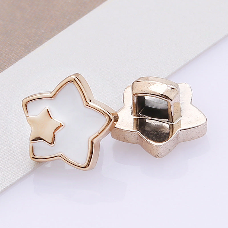 Factory Wholesale Shirt Accessories Small Fancy Round Plastic ABS Pearl Shank Button for Shirt-226