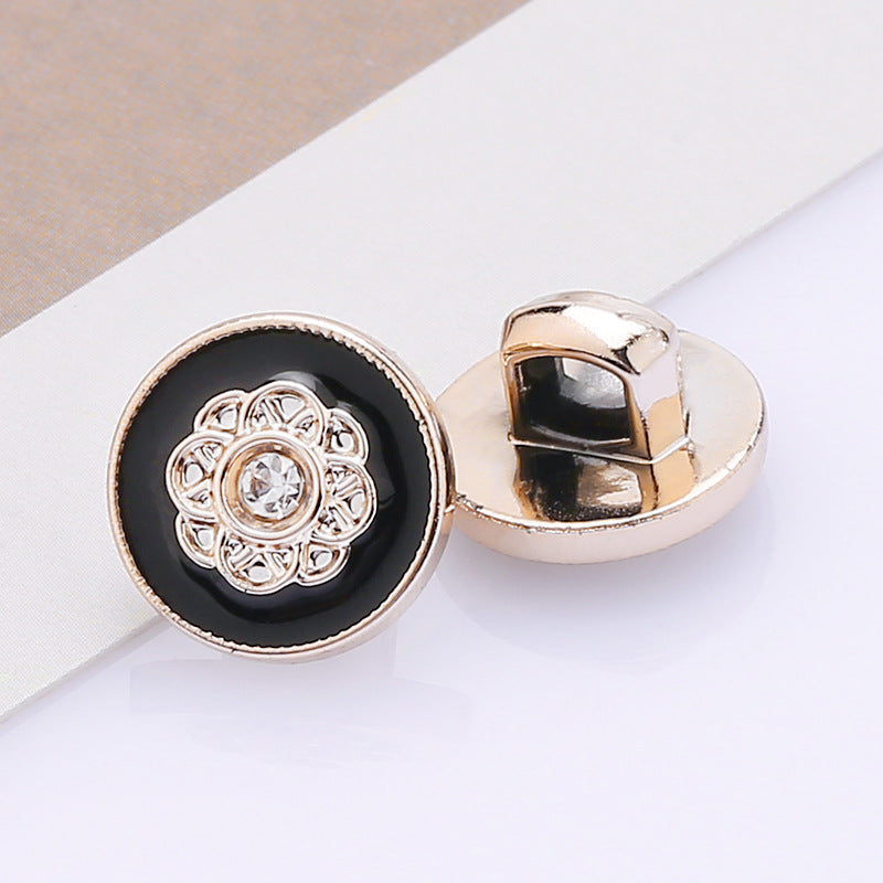 Factory Wholesale Shirt Accessories Small Fancy Round Plastic ABS Pearl Shank Button for Shirt-226