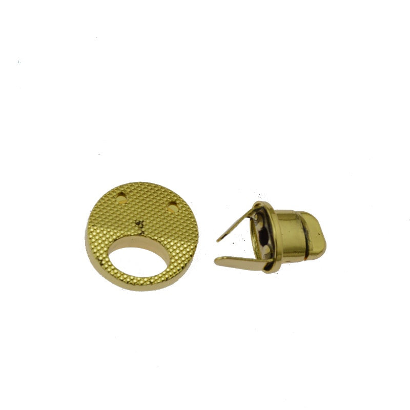 Bag Fitting Hardware Accessories Round Metal Turn Lock for Bags Round Shape Turn Lock Twist Lock Purse Closure Clasp - 226