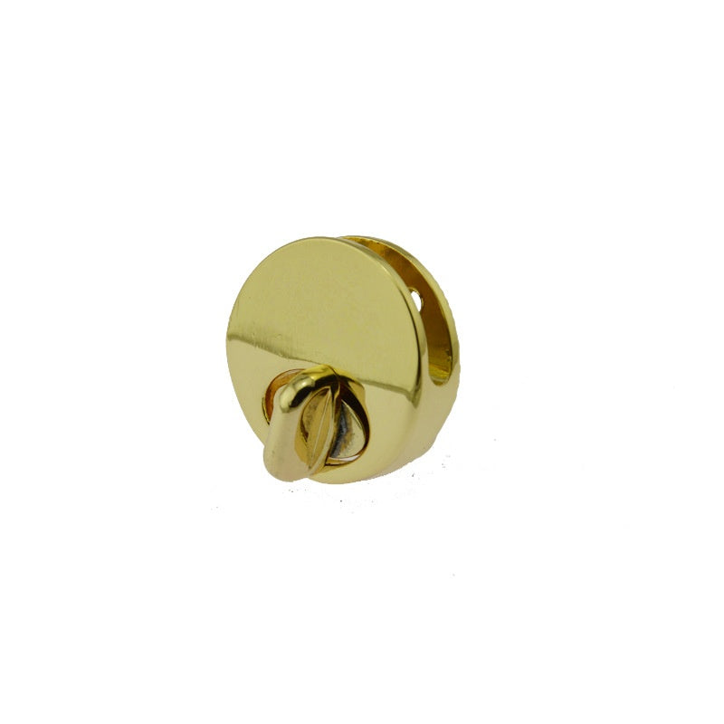 Bag Fitting Hardware Accessories Round Metal Turn Lock for Bags Round Shape Turn Lock Twist Lock Purse Closure Clasp - 226