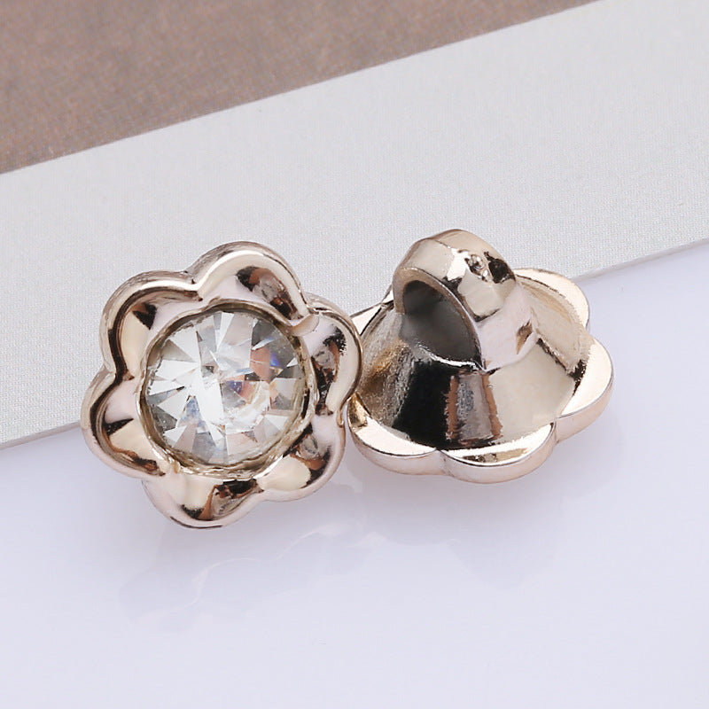 Factory Wholesale Shirt Accessories Small Fancy Round Plastic ABS Pearl Shank Button for Shirt-226