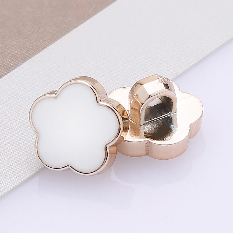 Factory Wholesale Shirt Accessories Small Fancy Round Plastic ABS Pearl Shank Button for Shirt-226